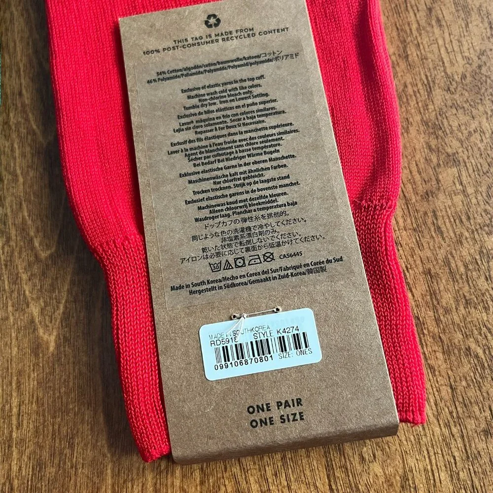 J. Crew red and green dress socks NWT